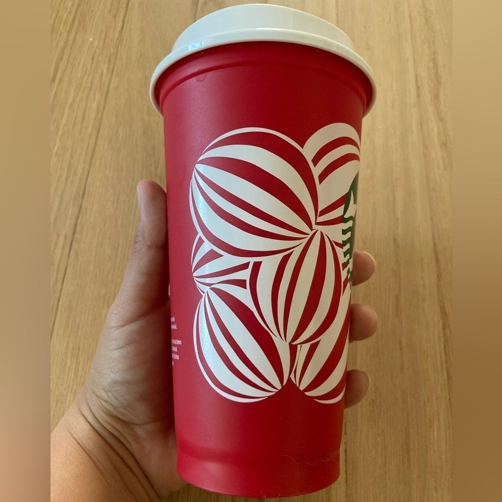 Starbucks 2024 Anniversary Red Mug 16oz Collectible Fandom Coffee Cup Hot Cocoa - Picture 2 of 9
